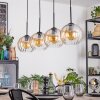 Koyoto Hängeleuchte Glas 20 cm Bernsteinfarben, Klar, 4-flammig
