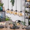 Koyoto Hängeleuchte Glas 20 cm Bernsteinfarben, Klar, 4-flammig
