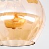 Sernadelo Deckenleuchte Glas 15 cm Naturfarben, Schwarz, 1-flammig