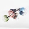 Chehalis Deckenleuchte Glas 12 cm Blau, Chrom, Grün, Klar, Kupferfarben, Rauchfarben, 4-flammig