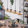 Mertola Hängeleuchte Glas 20 cm Bernsteinfarben, 4-flammig