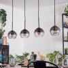 Koyoto Hängeleuchte Glas 15 cm Klar, Rauchfarben, 4-flammig