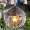 Koyoto Hängeleuchte Glas 15 cm Klar, Rauchfarben, 4-flammig
