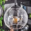 Koyoto Hängeleuchte Glas 15 cm Bernsteinfarben, Klar, Rauchfarben, 4-flammig