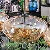 Mertola Hängeleuchte Glas 30 cm Bernsteinfarben, 4-flammig