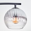 Koyoto Deckenleuchte Glas 15 cm Klar, Rauchfarben, 4-flammig