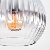 Koyoto Deckenleuchte Glas 15 cm Klar, Rauchfarben, 4-flammig