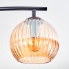 Koyoto Deckenleuchte Glas 15 cm Bernsteinfarben, 4-flammig