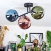Chehalis Deckenleuchte Glas 15 cm Blau, Grün, Kupferfarben, 3-flammig