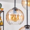 Koyoto Hängeleuchte Glas 20 cm Bernsteinfarben, Klar, 4-flammig