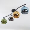 Koyoto Deckenleuchte Glas 15 cm Blau, Grün, Klar, Kupferfarben, 4-flammig