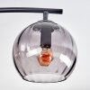 Koyoto Deckenleuchte Glas 15 cm Bernsteinfarben, Rauchfarben, 4-flammig