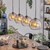 Koyoto Hängeleuchte Glas 25 cm Bernsteinfarben, Klar, 4-flammig