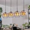 Koyoto Hängeleuchte Glas 30 cm Bernsteinfarben, Klar, 4-flammig