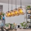 Koyoto Hängeleuchte Glas 30 cm Bernsteinfarben, 4-flammig
