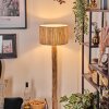 Bongal Stehleuchte 35 cm Naturfarben, Schwarz, 1-flammig