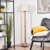 Bassagoda Stehleuchte 35 cm Naturfarben, Schwarz, 1-flammig