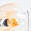 Koyoto Deckenleuchte Glas 15 cm Bernsteinfarben, Klar, 6-flammig