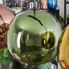 Koyoto Hängeleuchte Glas 30 cm Blau, Gold, Grün, Kupferfarben, 4-flammig