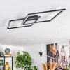 Torresella Deckenleuchte LED Schwarz, 1-flammig