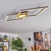 Torresella Deckenleuchte LED Schwarz, 1-flammig