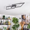 Torresella Deckenleuchte LED Schwarz, 1-flammig