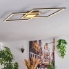 Torresella Deckenleuchte LED Schwarz, 1-flammig