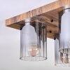 Donar Deckenleuchte Holzoptik, 4-flammig