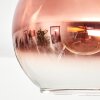 Koyoto Deckenleuchte Glas 25 cm Klar, Kupferfarben, 1-flammig