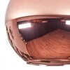 Koyoto Deckenleuchte Glas 30 cm Kupferfarben, 1-flammig