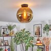Koyoto Deckenleuchte Glas 30 cm Gold, 1-flammig