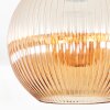 Koyoto Deckenleuchte Glas 30 cm Bernsteinfarben, 1-flammig