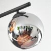 Koyoto Deckenleuchte Glas 15 cm Bernsteinfarben, Chrom, Klar, Rauchfarben, 4-flammig