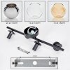 Koyoto Deckenleuchte Glas 15 cm Bernsteinfarben, Chrom, Klar, Rauchfarben, 4-flammig