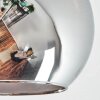 Koyoto Deckenleuchte Glas 15 cm Bernsteinfarben, Chrom, Klar, Rauchfarben, 4-flammig
