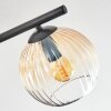 Koyoto Deckenleuchte Glas 15 cm Bernsteinfarben, Klar, 4-flammig