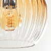 Koyoto Deckenleuchte Glas 15 cm Bernsteinfarben, Klar, 4-flammig