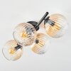 Koyoto Deckenleuchte Glas 15 cm Bernsteinfarben, Klar, 4-flammig
