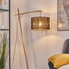 Cando Stehleuchte 35 cm Naturfarben, Weiß, 1-flammig