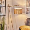 Bongal Stehleuchte 35 cm Naturfarben, Weiß, 1-flammig
