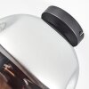 Ripoll Deckenleuchte Glas 30 cm Chrom, Rauchfarben, 1-flammig