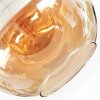 Ripoll Deckenleuchte Glas 30 cm Bernsteinfarben, 1-flammig