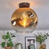 Ripoll Deckenleuchte Glas 30 cm Gold, Klar, 1-flammig
