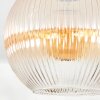 Koyoto Deckenleuchte Glas 30 cm Bernsteinfarben, Klar, 1-flammig