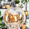 Koyoto Hängeleuchte Glas 30 cm Bernsteinfarben, Klar, 1-flammig