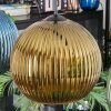 Koyoto Hängeleuchte Glas 25 cm Blau, Gold, Grün, 4-flammig