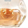 Ripoll Deckenleuchte Glas 25 cm Bernsteinfarben, 1-flammig