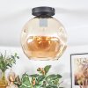 Ripoll Deckenleuchte Glas 25 cm Bernsteinfarben, 1-flammig