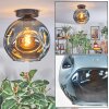Ripoll Deckenleuchte Glas 25 cm Blau, 1-flammig