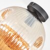 Ripoll Deckenleuchte Glas 30 cm Bernsteinfarben, 1-flammig